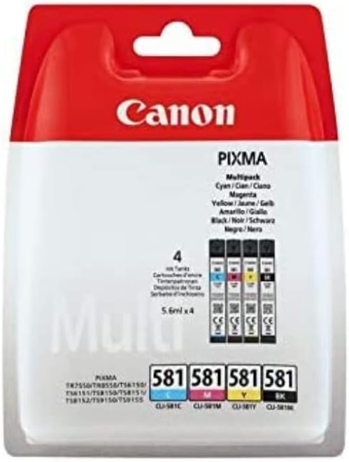 Canon CLI581 Pack de 4 cartouches Inkjet Marque Originale 2103C004