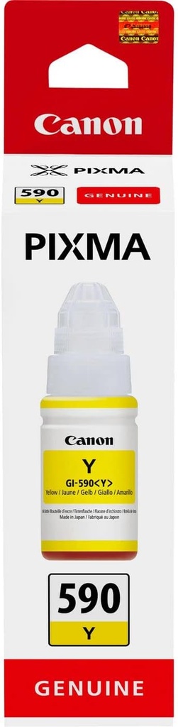 Canon GI590 Flacon Yellow Inkjet Marque Originale GI590Y 1606C001