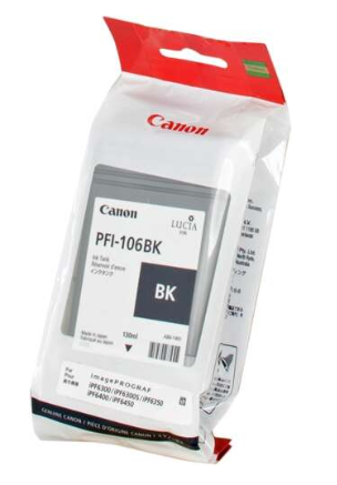 Canon PFI106 Cartouche Noir Inkjet Marque Originale PFI106BK 6621B001