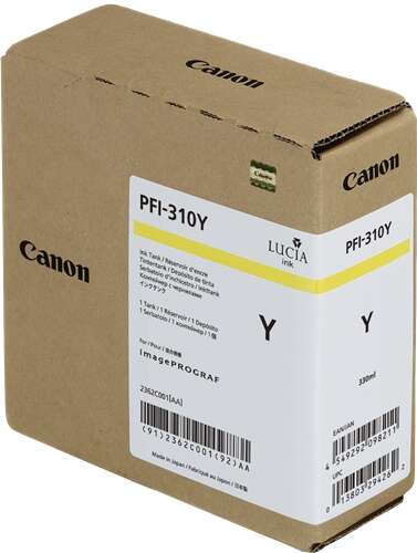 Canon PFI310 Cartouche Yellow Inkjet Marque Originale 2362C001
