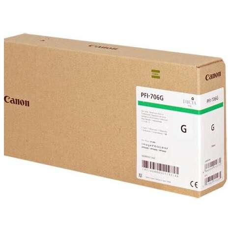 Canon PFI706 Cartouche Vert Inkjet Marque Originale 6688B001