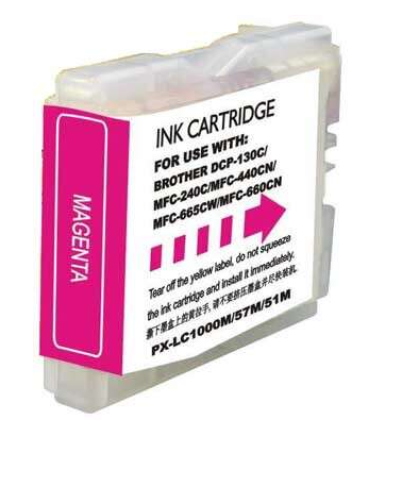 Brother LC1000XL LC970XL Cartouche Universelle Inkjet Magenta Compatible PRO