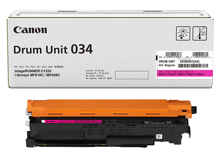 Canon 034 Tambour Imprimante Laser Magenta Marque Originale 9456B001 