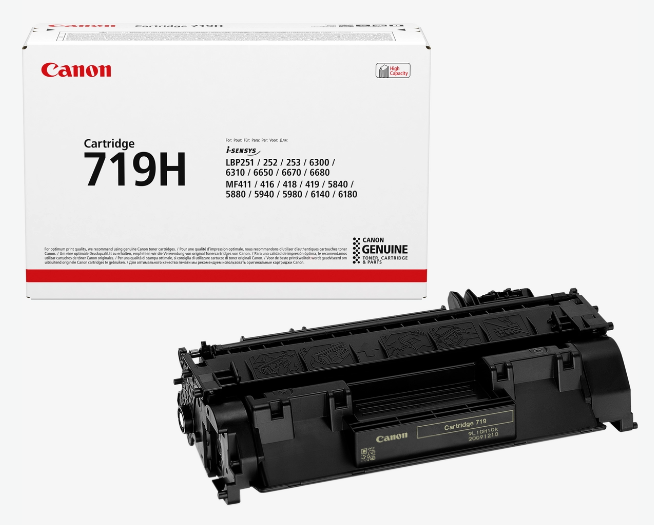 Canon 719H Toner Noir Marque Originale 3480B012 3480B002