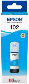 Epson 102 Cyan Bouteille Inkjet Marque Originale C13T03R240