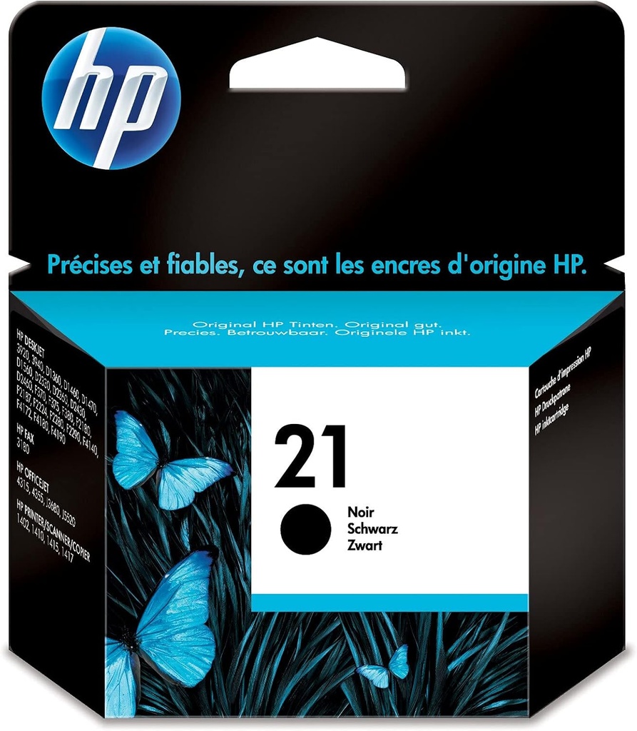 HP 21 Noir Cartouche Inkjet Marque Originale C9351AE