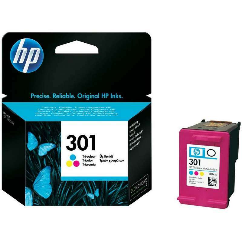 HP 301 Tri-Couleurs Cartouche Inkjet Marque Originale CH562EE