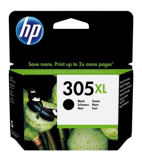 HP 305XL Noir Cartouche Inkjet Marque Originale 3YM62AE