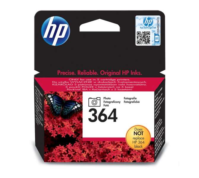 HP 364 Noir Photo Cartouche Inkjet Marque Originale CB317EE