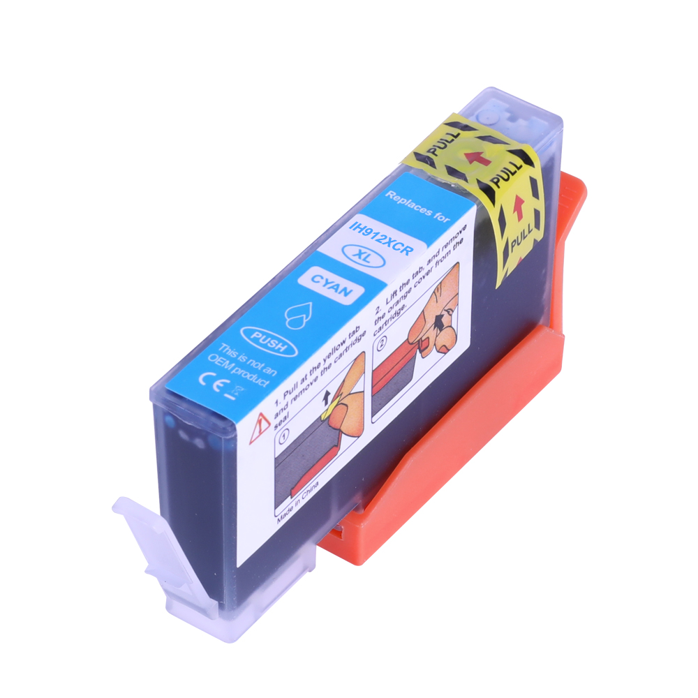 HP 912XL Cyan Cartouche Inkjet Compatible PRO 3YL81AE 3YL77AE
