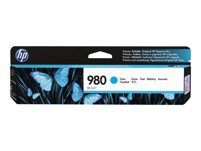 HP 980 Cyan Cartouche Inkjet Marque Originale D8J07A