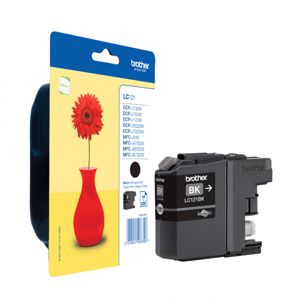 Brother LC121 Cartouche Inkjet Noir Marque Originale