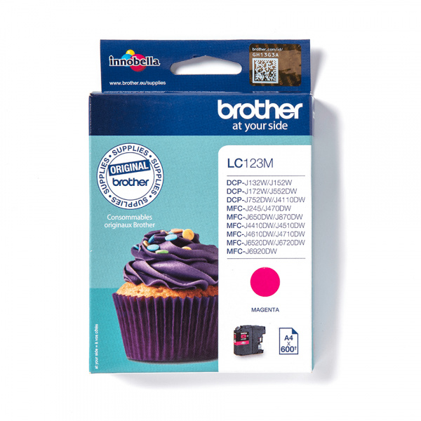 Brother LC123 Cartouche Inkjet Magenta Marque Originale
