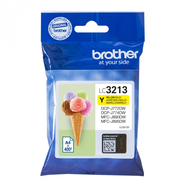 Brother LC3213 Cartouche Inkjet Yellow Marque Originale 
