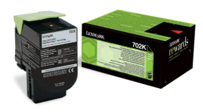 Lexmark 70C20K0 702K Toner Noir Marque Originale