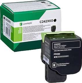 Lexmark C242XK0 Toner Noir Marque Originale