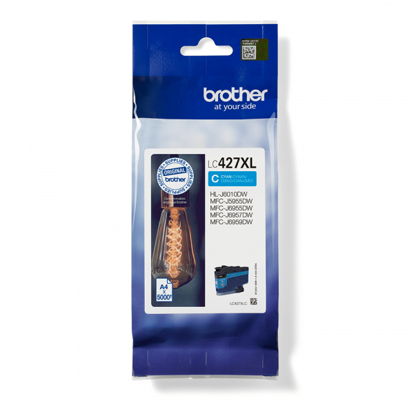 Brother LC427XL Cyan Cartouche Inkjet Marque Originale LC427XLC