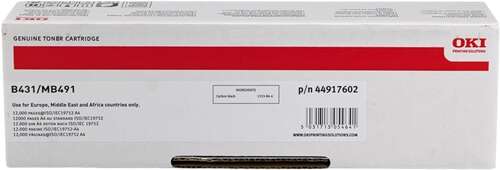 OKI 44917602 Noir toner Marque Originale 