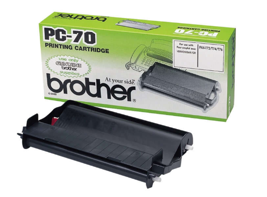 Brother PC70 Rouleau de Transfert thermique Marque Originale 1 Rouleau 