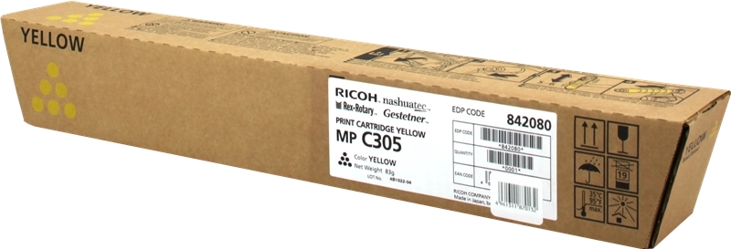 Ricoh 842080 841597 Yellow toner Marque Originale