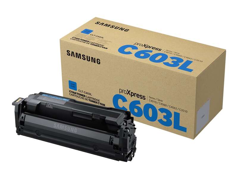 Samsung CLT-C603L Cyan toner Marque Originale SU080A