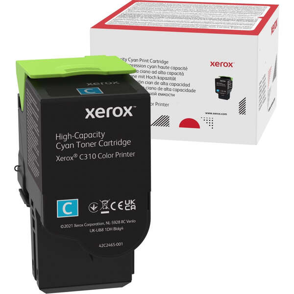 Xerox C310 C315 Cyan toner Marque Originale 006R04365