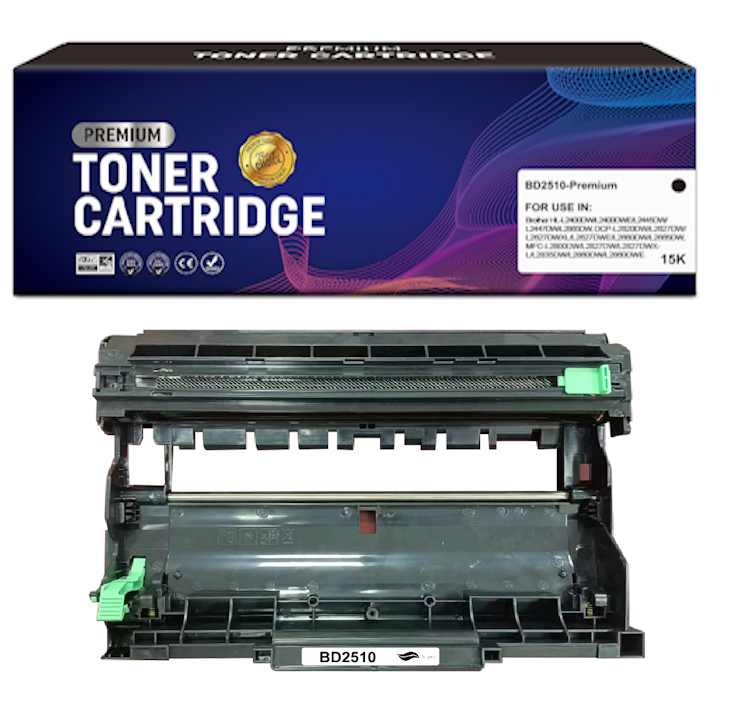 Brother DR2510 Tambour Imprimante Laser Noir Compatible EXCELLENCE