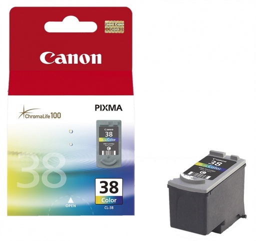 [CA-CL38-MO] Canon CL38 Tri-Couleurs Cartouche Inkjet Marque Originale 2146B001