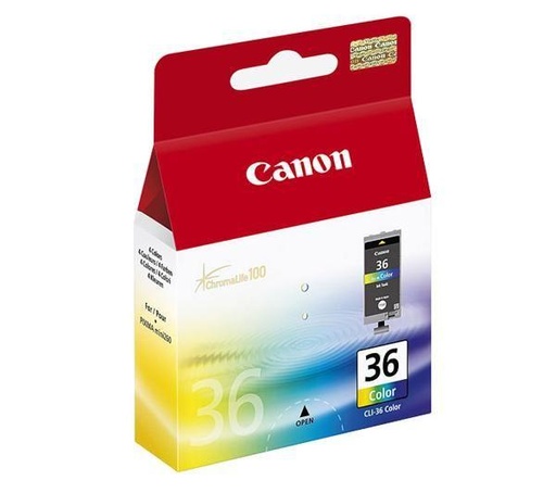 [CA-CLI36C-MO] Canon CLI36 Tri-Couleurs Cartouche Inkjet Marque Originale 1511B001