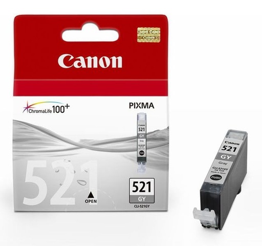 [CA-CLI521GY-MO] Canon CLI521 Cartouche Gris Inkjet Marque Originale 2937B001