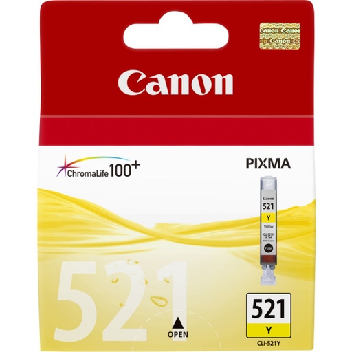 [CA-CLI521YL-MO] Canon CLI521 Cartouche Yellow Inkjet Marque Originale 2936B001