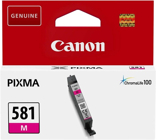 [CA-CLI581MG-MO] Canon CLI581 Cartouche Magenta Inkjet Marque Originale 2104C001