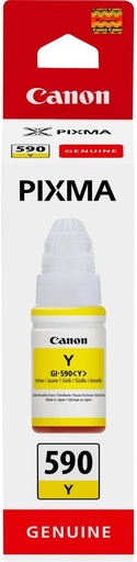 [CA-GI590YL-MO] Canon GI590 Flacon Yellow Inkjet Marque Originale GI590Y 1606C001