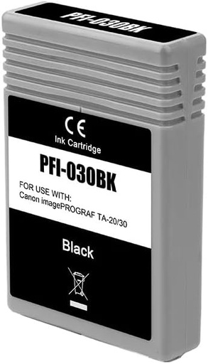 [CA-PFI030BK-MO] Canon PFI030 Cartouche Noir Inkjet Marque Originale 3489C001