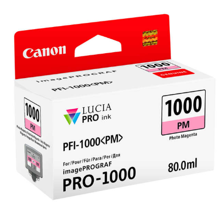 [CA-PFI1000PM-MO] Canon PFI1000 Cartouche Photo Magenta Inkjet Marque Originale PFI1000PM 0551C001