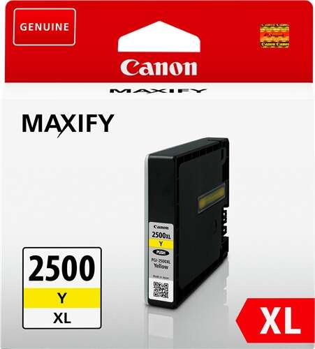 [CA-PGI2500XLYL-MO] Canon PGI2500XL Cartouche Yellow Inkjet Marque Originale 9267B001