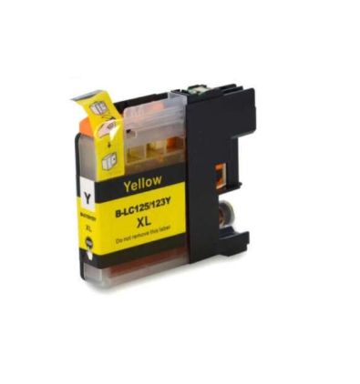 [BR-LC123XLYL-CP] Brother LC123XL LC121XL Cartouche Universelle Inkjet Yellow Compatible PRO