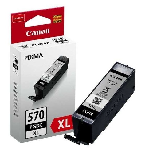 [CA-PGI570XLBK-MO] Canon PGI570XL Cartouche Noir Inkjet Pigment Marque Originale 0318C001