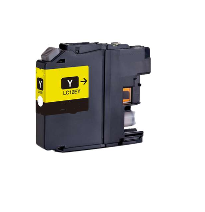 [BR-LC12EYL-CP] Brother LC12E Cartouche Inkjet Yellow Compatible PRO