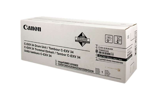 [CA-CEXV34DBK-MO] Canon CEXV34 Tambour Imprimante Laser Noir Marque Originale 3786B003 