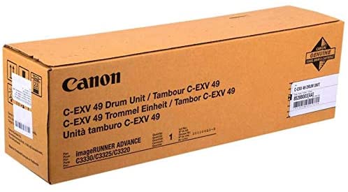[CA-CEXV49D-MO] Canon CEXV49 Tambour Imprimante Laser Noir Marque Originale Universal 8528B003