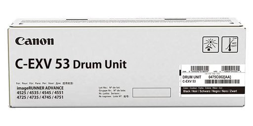 [CA-CEXV53D-MO] Canon CEXV53 Tambour Imprimante Laser BKCMY Marque Originale 0475C002