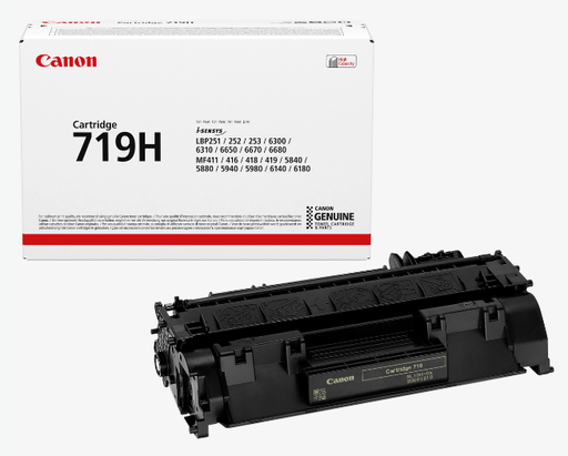 [CA-719HBK-MO] Canon 719H Toner Noir Marque Originale 3480B012 3480B002