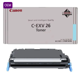 [CA-CEXV26CY-MO] Canon CEXV26 Toner Cyan Marque Originale 1659B006