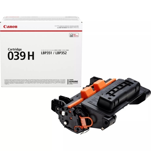 [CA-CRG039HBK-MO] Canon 039H Toner Noir Marque Originale 0288C001