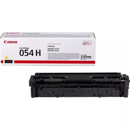 [CA-CRG054HYL-MO] Canon 054H Toner Yellow Marque Originale 3025C002