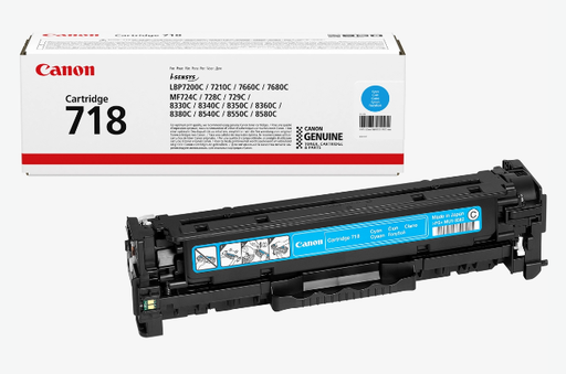 [CA-CRG718CY-MO] Canon 718 Toner Cyan Marque Originale 2661B002