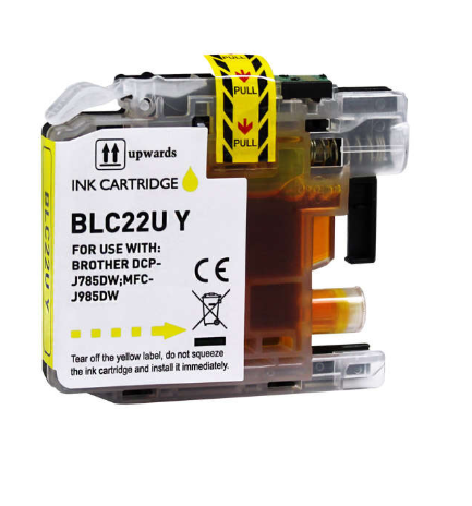 [BR-LC22UYL-CP] Brother LC22U Cartouche Inkjet Yellow Compatible PRO 