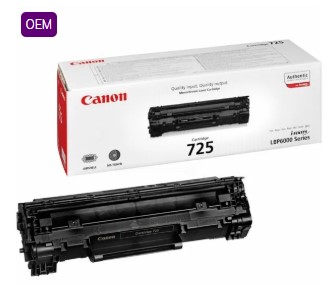 [CA-CRG725BK-MO] Canon 725 Toner Noir Marque Originale 3484B002