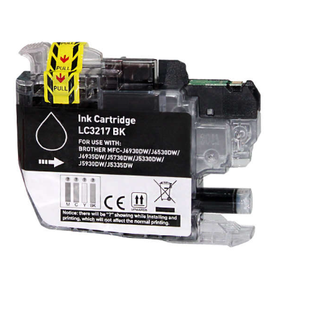 [BR-LC3217BK-CP] Brother LC3217 Cartouche Inkjet Noir Compatible PRO 